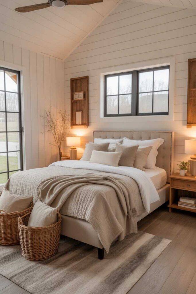23+ Small Barndominium Ideas Modern, Cozy, and Budget-Friendly Inspiration for Stylish Living 6 Small Barndominium Bedroom Ideas for Cozy Comfort