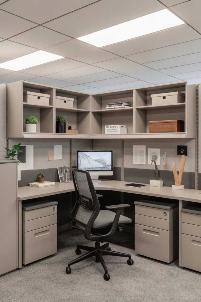 Work Cubicle Decor Ideas That Instantly Transform Your Office Space (Budget-Friendly, Modern & Inspiring) 8 Smart Storage Ideas That Double as Decor