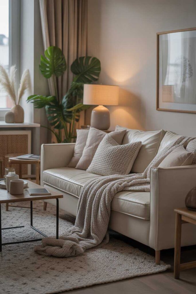 Modern Apartment Decorating Ideas Budget-Friendly Inspiration to Transform Your Small Space Into a Stylish Haven 4 Soft Textures for a Calm, Relaxing Mood