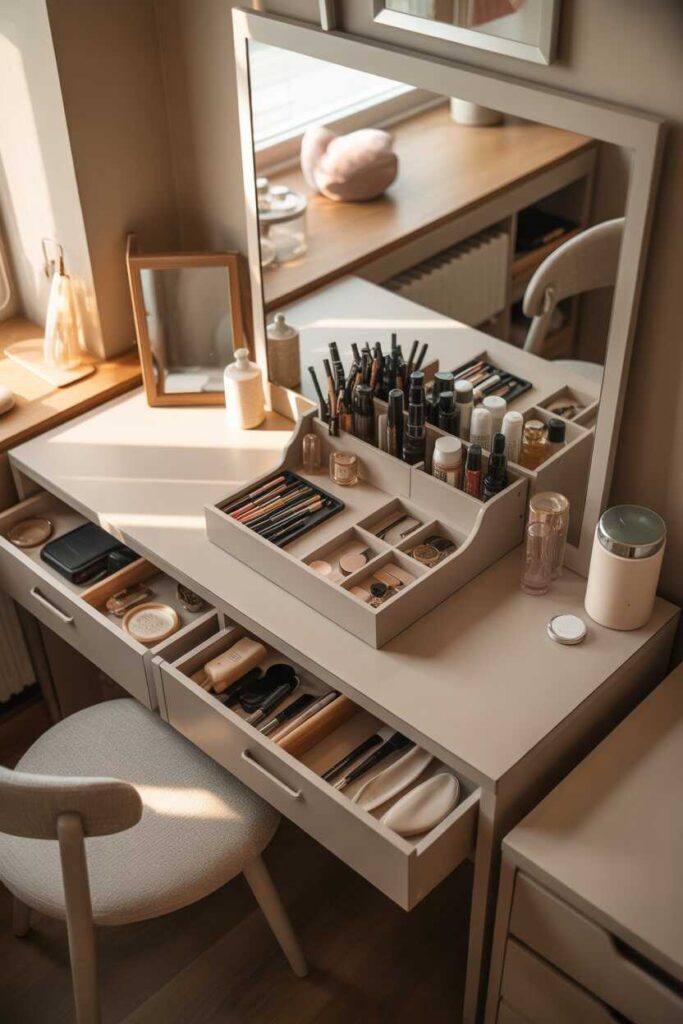 Dressing Table Ideas That Feel Stylish, Functional, and Truly Personal 12 Storage Solutions for an Organized Dressing Table