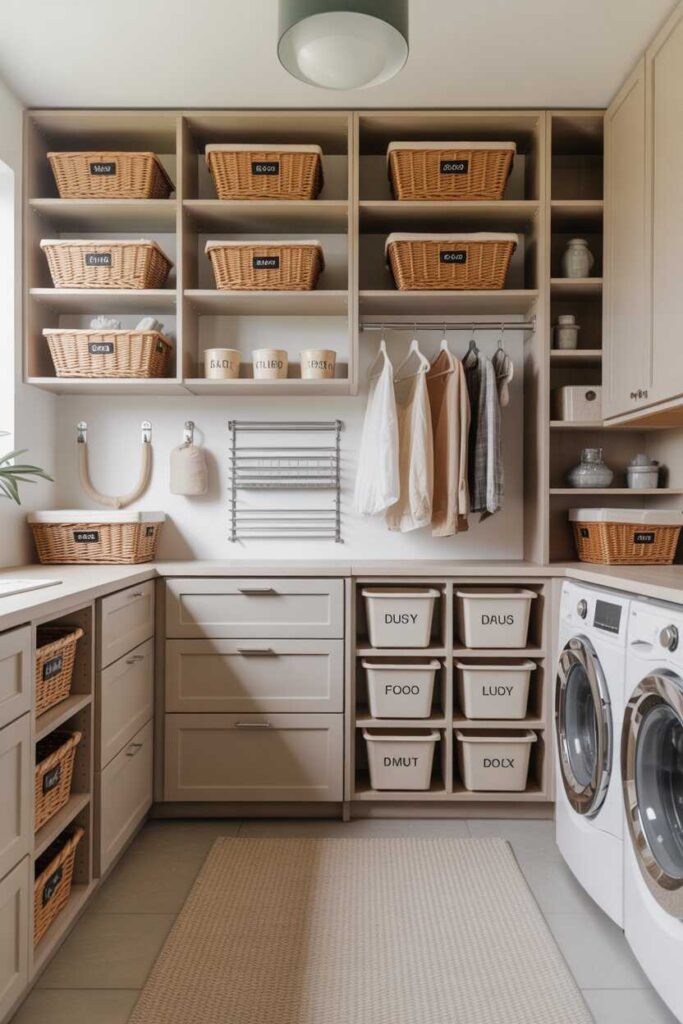 Laundry Room Design Ideas That Turn Everyday Chores Into Beautiful Moments 8 Storage Solutions That Make Laundry Room Design Work Smarter