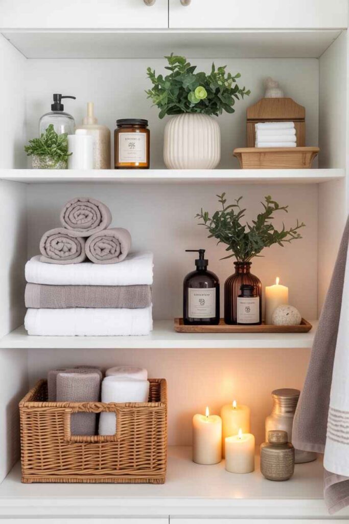 Bathroom Inspiration Decor Ideas That Feel Luxurious, Modern, and Budget-Friendly 8 Styling Bathroom Shelves Like a Pinterest Pro