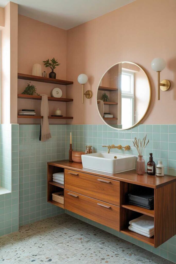 Mid Century Modern Bathroom Ideas & Inspiration Budget Friendly, Modern, and Uniquely Timeless Designs 6 Styling Tips for Pinterest-Worthy Mid Century Modern Bathrooms