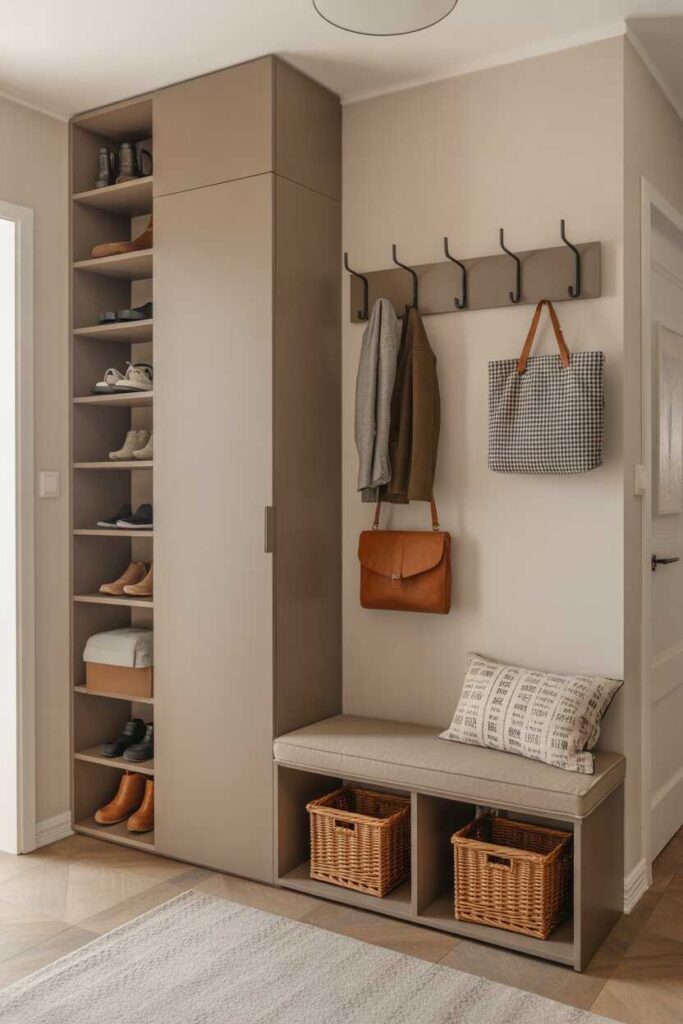 20+ Unique iHouse Entrance Ideas for a Modern, Welcoming, and Aesthetic Home Entryway 6 Stylish Storage Solutions to Organize Your Entrance