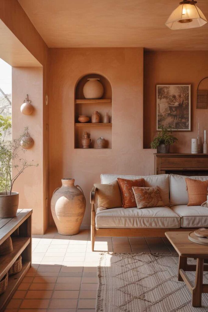 How to Use Terracotta Texture in Your Home Warm, Budget-Friendly Ideas & Modern Decor Inspiration 8 Terracotta Texture in Farmhouse Style Homes