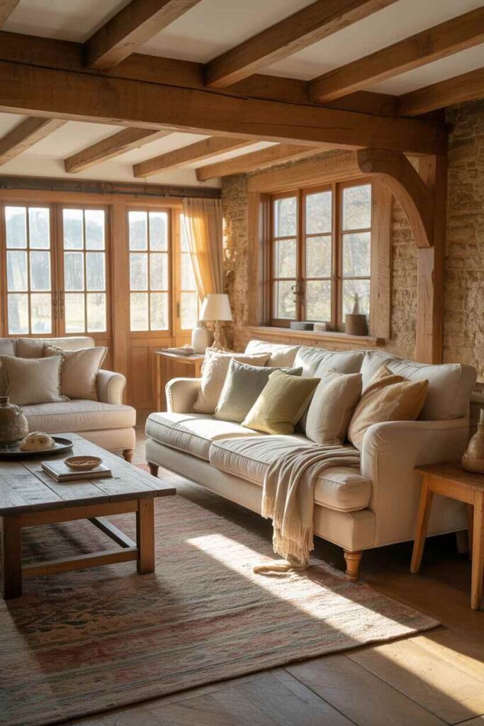 English Countryside Living Room Ideas Cozy, Timeless, and Budget-Friendly Inspiration for a Charming Home 4 Textiles and Fabrics That Create Cozy Layers