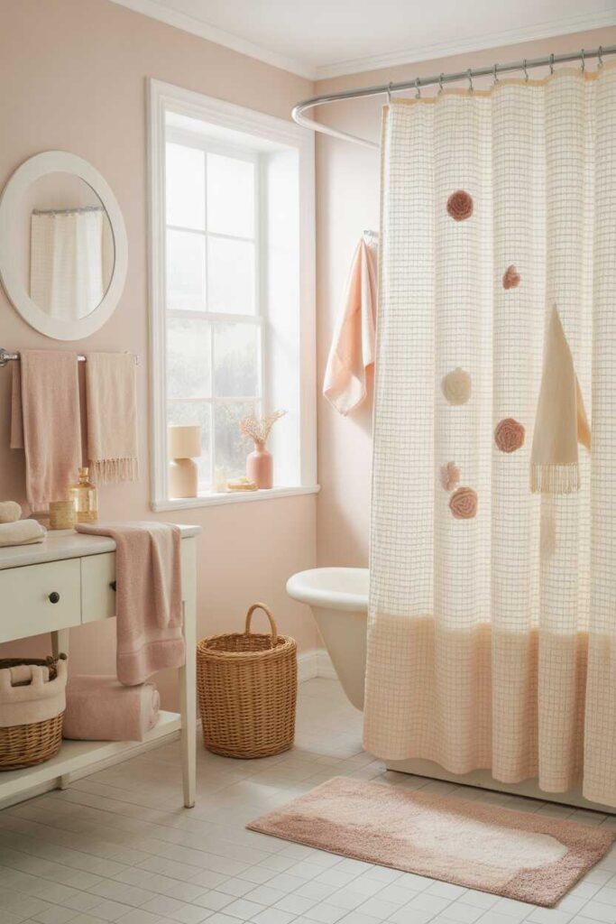 Cute Bathroom Ideas Aesthetic Budget-Friendly, Modern & Unique Inspiration for a Dreamy Space 9 Textiles That Add Softness and Charm