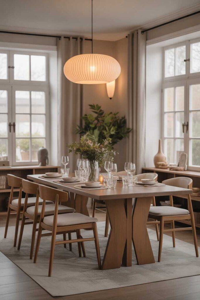 Modern Farmhouse Dining Room Ideas Budget Friendly Inspiration for a Warm Stylish and Modern Home 3 The Heart of the Room: Choosing the Perfect Dining Table