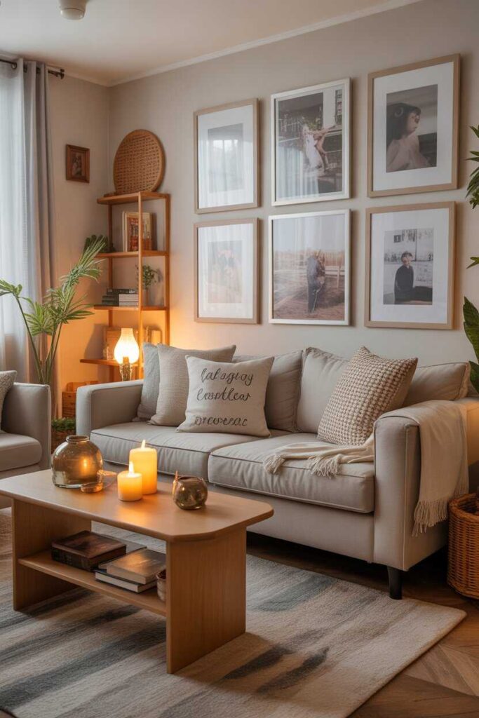 Cozy Apartment Aesthetic Ideas Modern, Budget-Friendly Inspiration to Transform Your Space 6 The Power of Personal Decor for a Cozy Apartment