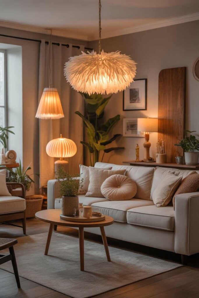30+ Living Room Lighting Ideas That Transform Your Space Into a Cozy, Modern & Pinterest-Worthy Escape 13 Thrifted Light Fixtures for Unique Character