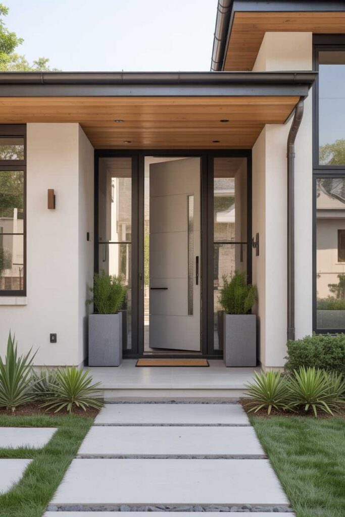 20+ Unique iHouse Entrance Ideas for a Modern, Welcoming, and Aesthetic Home Entryway 2 Transform Your Entryway with Modern iHouse Entrance Ideas