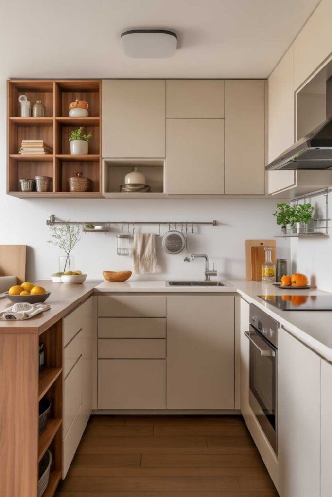 30+ Modern, Budget-Friendly Apartment Decor Inspiration Ideas to Transform Your Space 6 Transforming Small Kitchens with Smart Design Ideas