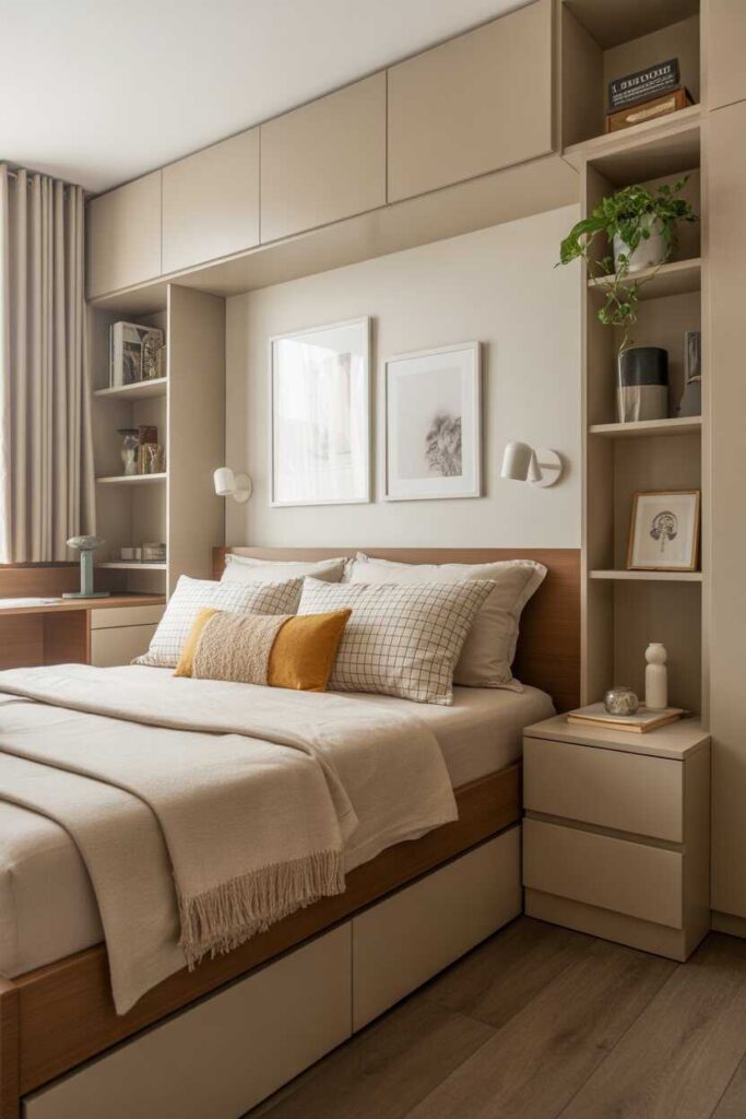 30+ Unique Apartment Bedroom Decor Ideas for a Cozy, Modern, and Aesthetic Space (Inspiration You’ll Love!) 8 Use Functional, Space-Saving Furniture to Maximize a Small Apartment Bedroom