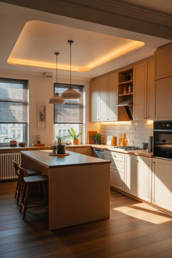 40+ Modern & Budget-Friendly Apartment Kitchen Aesthetic Ideas for a Stylish, Pinterest-Worthy Space 3 Use Lighting to Transform the Mood of Your Kitchen