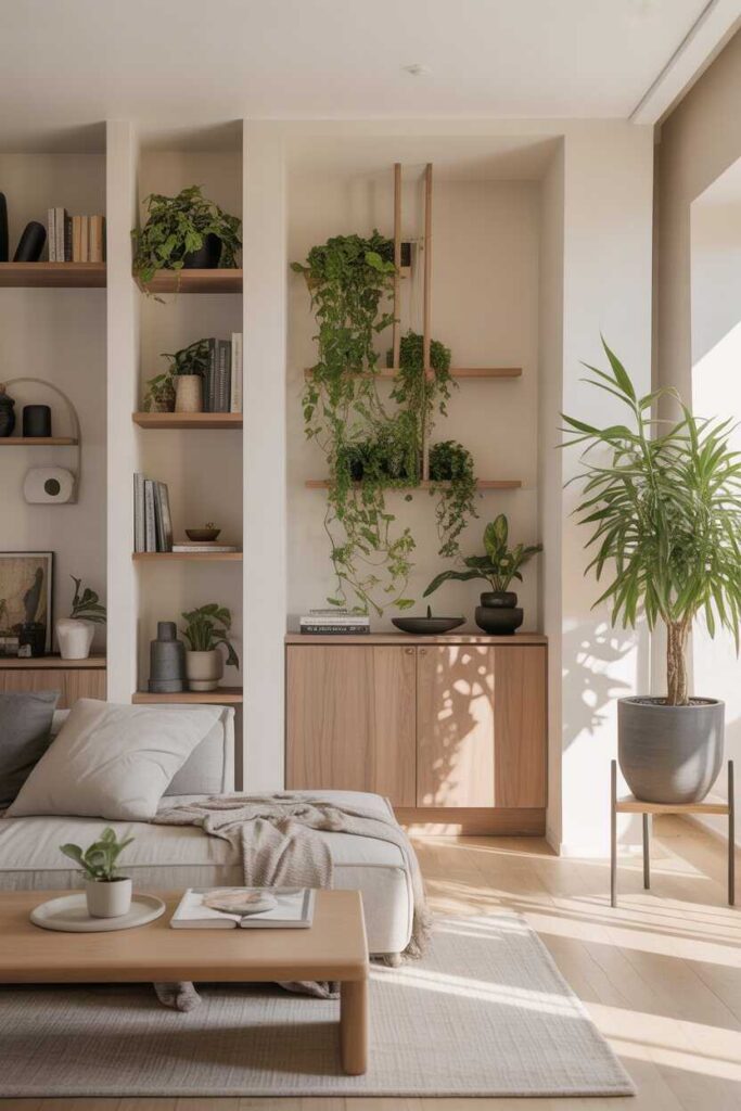 30+ Small Bathroom Designs That Transform Tiny Spaces (Modern, Budget-Friendly & Aesthetic Ideas) 12 Use Vertical Space to Add Height