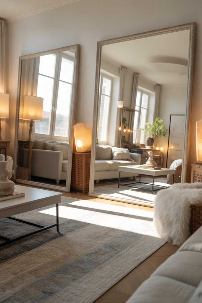 Mirror Wall Decor Living Room Ideas That Instantly Elevate Your Space 10 Using Mirrors to Enhance Natural Light