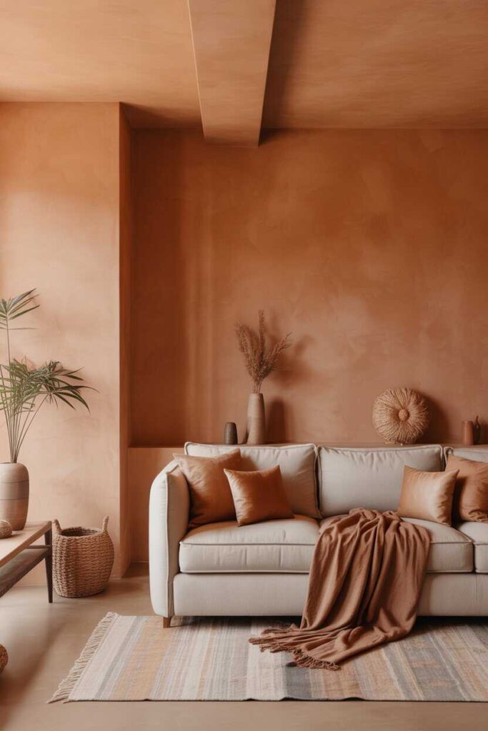How to Use Terracotta Texture in Your Home Warm, Budget-Friendly Ideas & Modern Decor Inspiration 4 Using Terracotta Texture on Walls for Instant Warmth