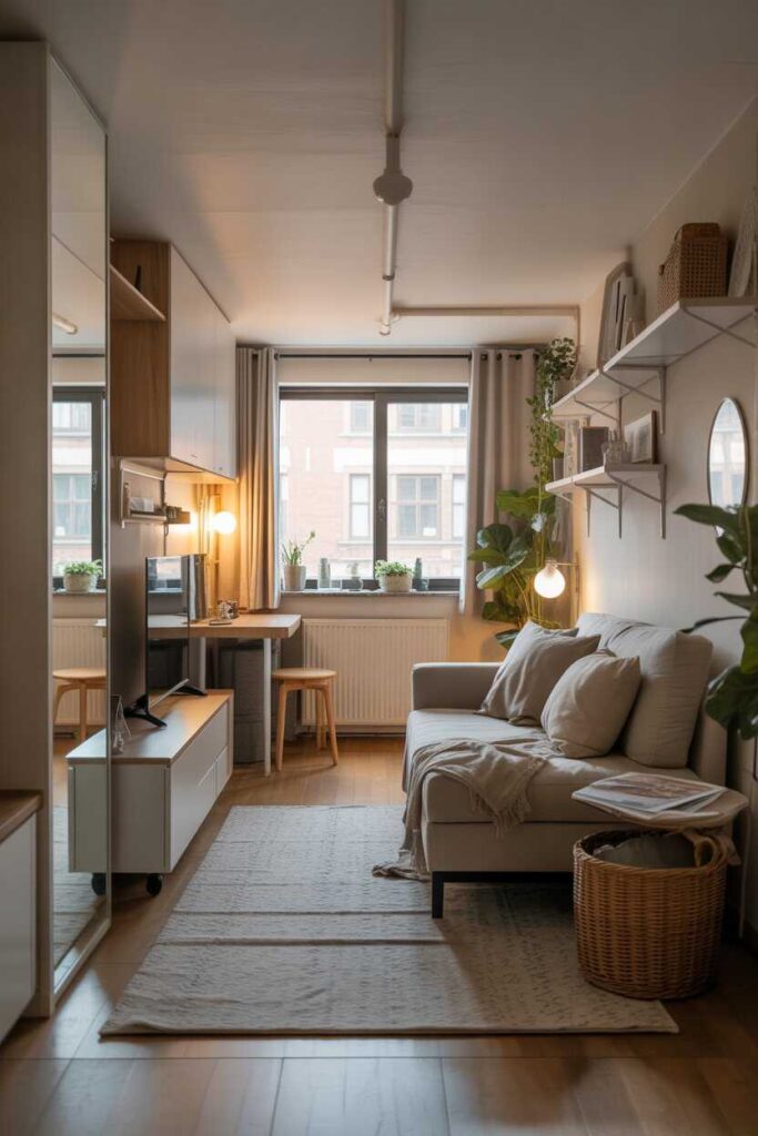 40 Modern & Budget-Friendly Ideas to Transform Your Tiny NYC Apartment Into a Stylish, Functional Haven 8 Visual Tricks to Make Your Tiny Apartment Feel Bigger