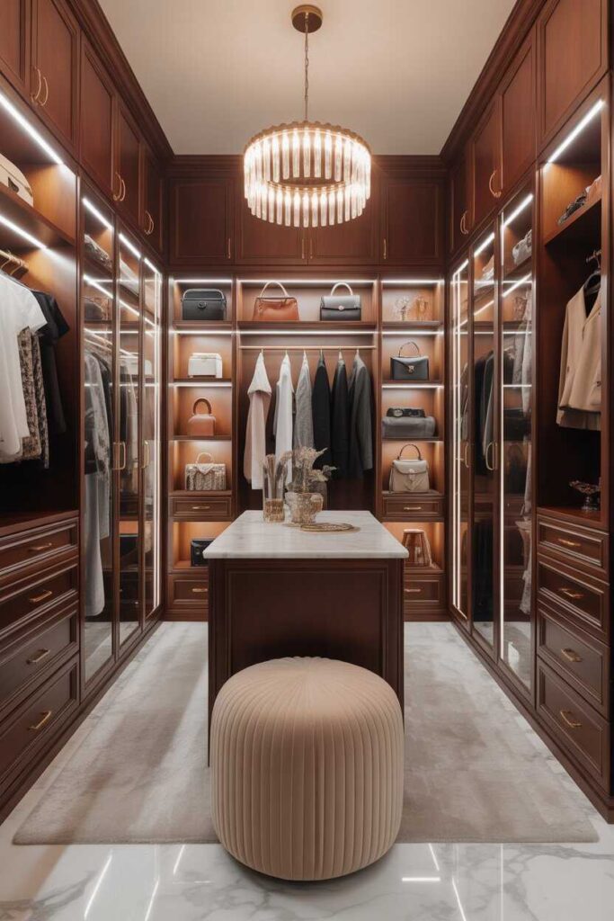 Closet Ideas & Inspiration Budget-Friendly, Modern, and Unique Ways to Transform Your Space 4 Walk-In Closet Inspiration for a Luxurious Feel
