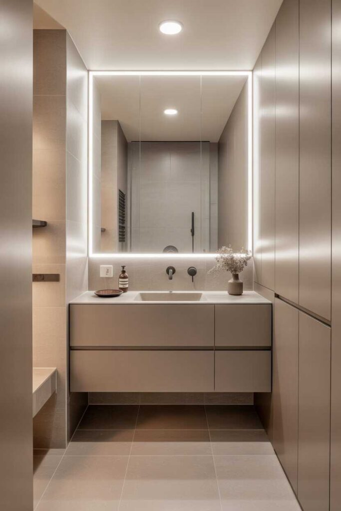 30+ Small Bathroom Designs That Transform Tiny Spaces (Modern, Budget-Friendly & Aesthetic Ideas) 9 Wall-Mounted Storage That Blends In