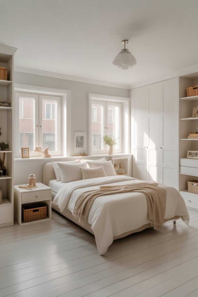 White Bedroom Ideas That Feel Modern, Cozy, and Surprisingly Budget Friendly 5 White Bedroom Ideas for Small Spaces