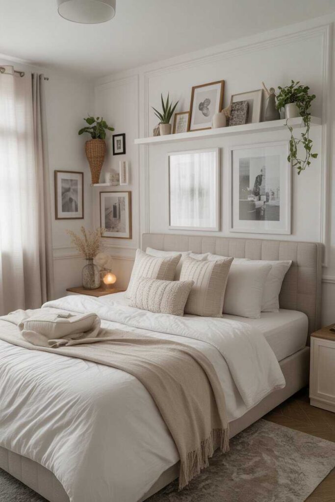 White Bedroom Ideas That Feel Modern, Cozy, and Surprisingly Budget Friendly 6 White Bedroom Wall Decor Ideas That Add Personality