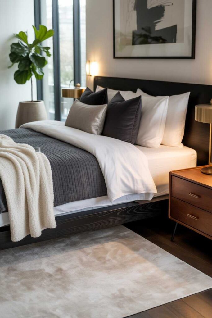 Black Bed Frame Bedroom Ideas Modern, Cozy & Budget Friendly Inspiration You’ll Love 2 Why Black Bed Frame Bedroom Ideas Never Go Out of Style