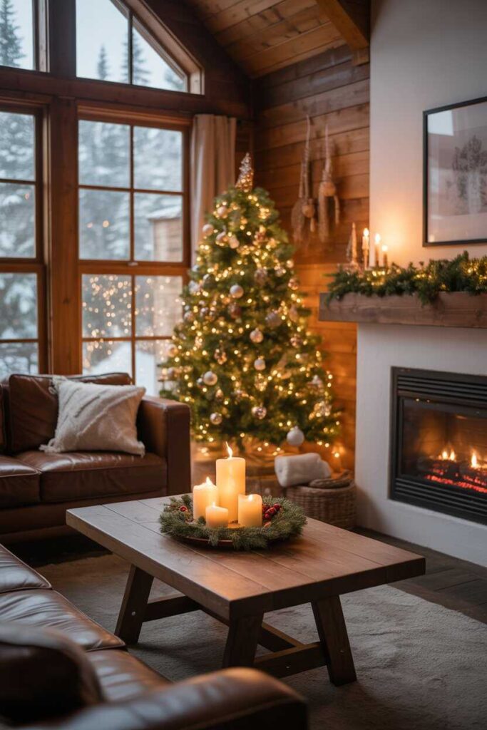 Cozy Cabin Christmas Mountain Lodge Living Rooms Unique Ideas & Warm Inspiration for a Magical Holiday Home 2 Why Cozy Cabin Christmas Mountain Lodge Living Rooms Feel So Magical