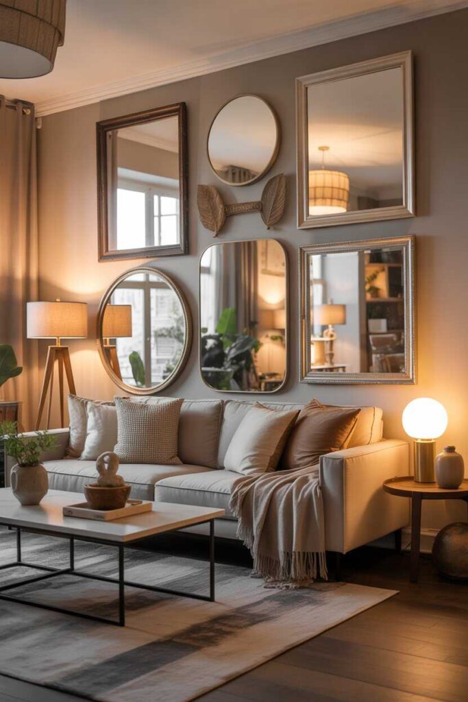 Mirror Wall Decor Living Room Ideas That Instantly Elevate Your Space 2 Why Mirror Wall Decor Works So Well in Living Rooms