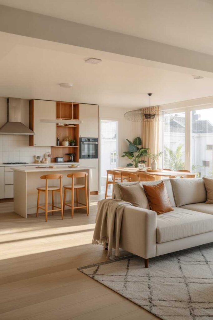 Open Floor Plan Living Room and Kitchen Ideas Modern Budget Friendly Inspiration for a Beautiful Flowing Home 2 Why the Open Floor Plan Living Room and Kitchen Is So Popular