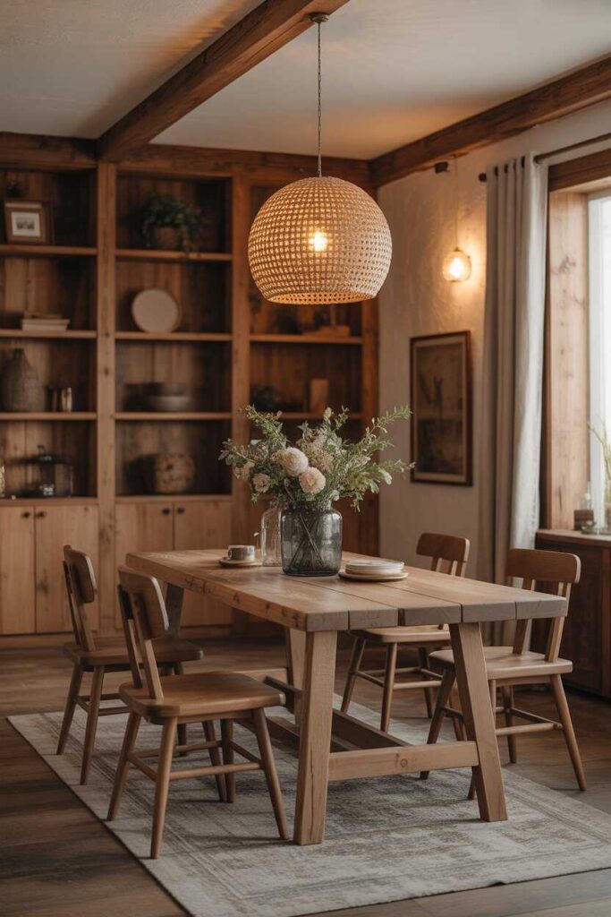 25+ Backyard Patio Designs for a Stunning Outdoor Space (Modern, Budget-Friendly & Aesthetic Ideas) 5 Wooden Furniture With Rustic Soul