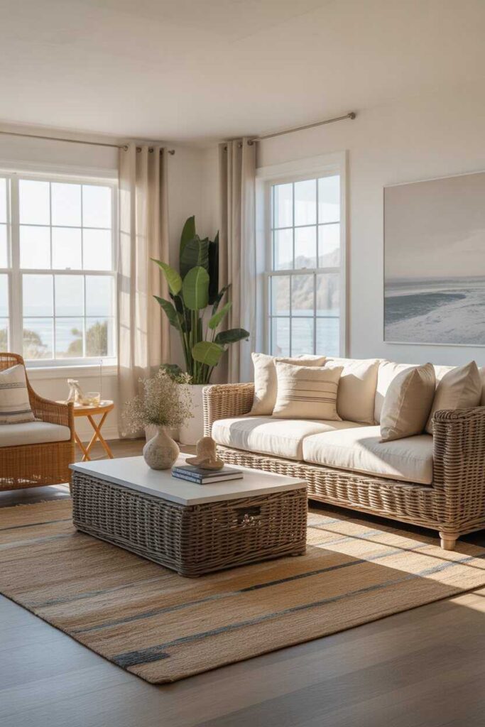 Modern Coastal Living Room Ideas Budget Friendly Inspiration for a Calm Stylish Home 10 Blending Modern Coastal Style With Other Design Trends