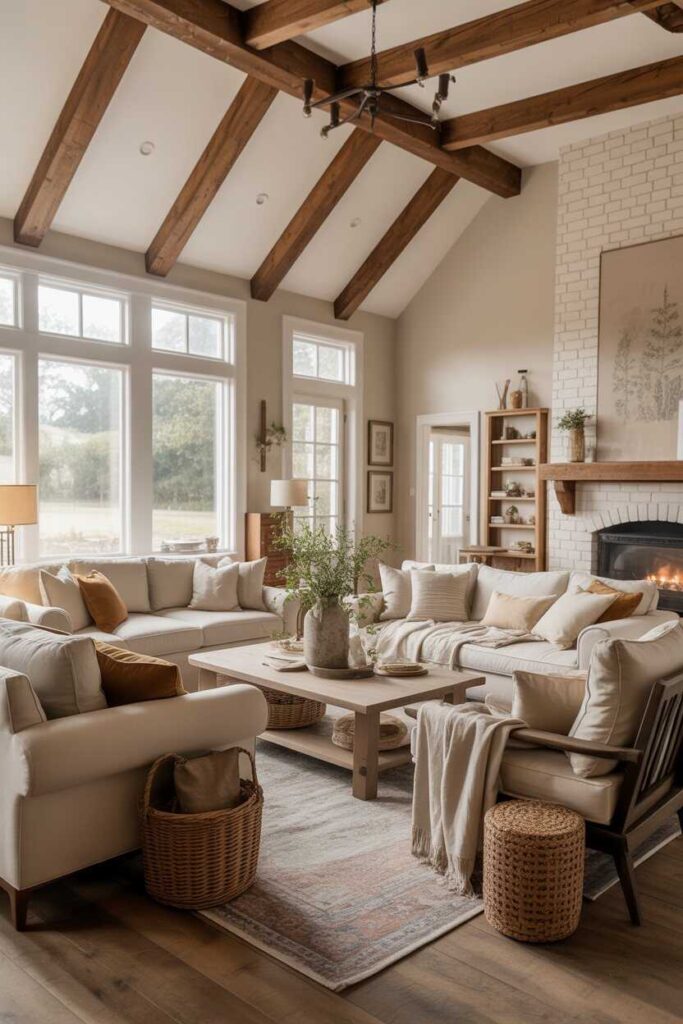 Great Room Ideas for a Beautiful Cozy and Budget Friendly Home (Modern & Timeless Inspiration) 5 Farmhouse Style Great Room Ideas That Never Go Out of Style