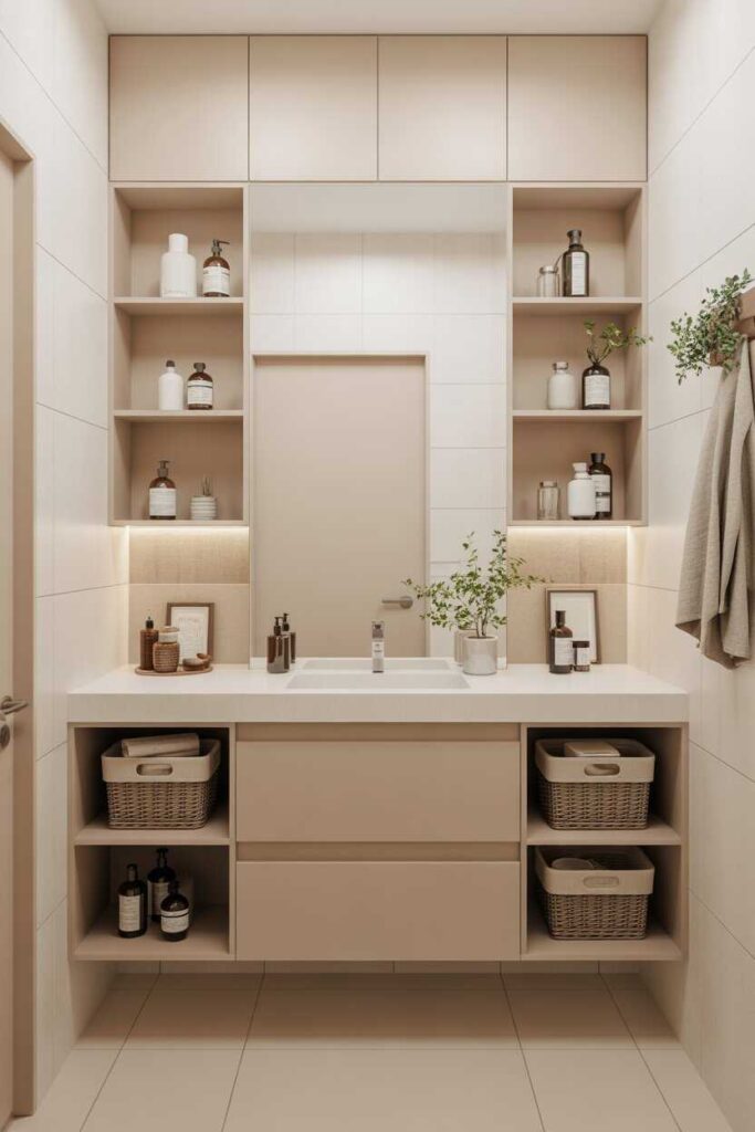 Small Bathroom Design Ideas Budget Friendly Modern & Unique Inspiration to Transform Tiny Spaces 6 Small Bathroom Storage Ideas That Don’t Feel Cluttered