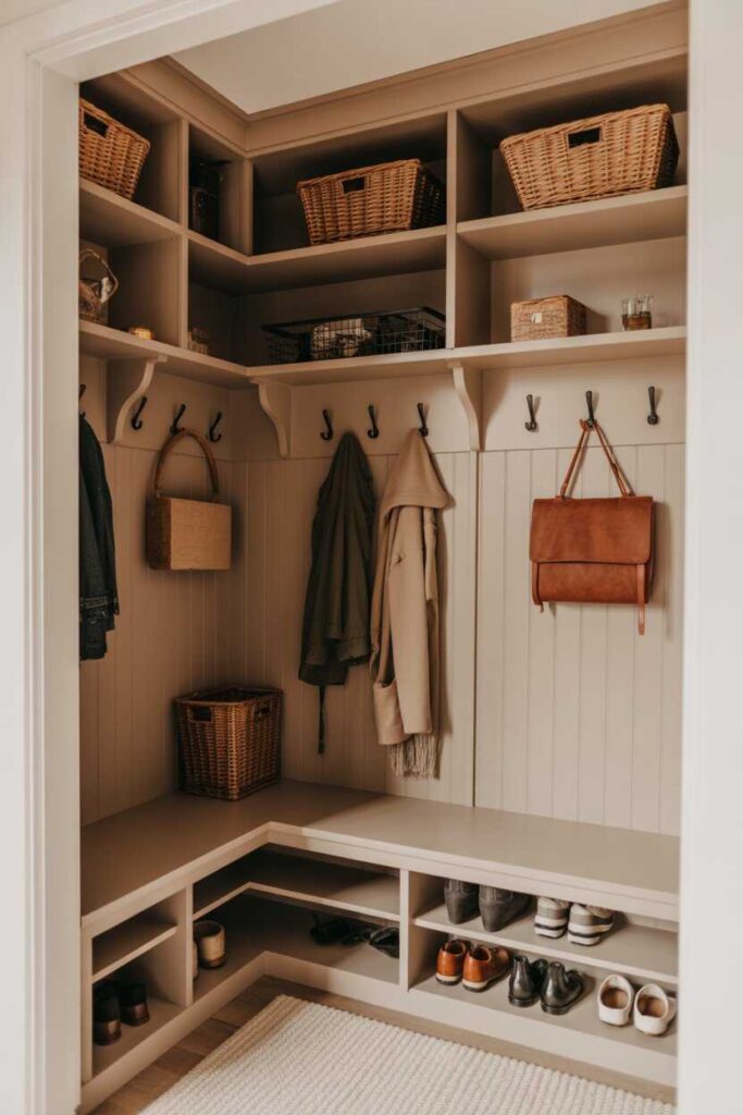 Small Mudroom Ideas That Feel Big Budget Friendly Modern & Stylish Inspiration for Tiny Spaces 3 Small Mudroom Storage Ideas That Actually Work