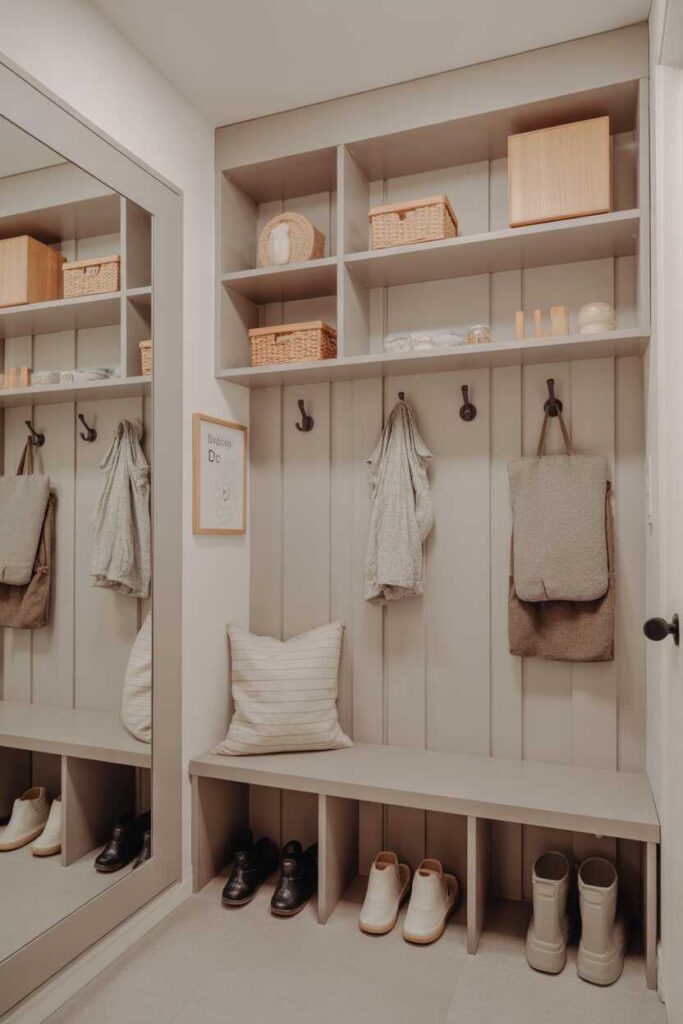 Small Mudroom Ideas That Feel Big Budget Friendly Modern & Stylish Inspiration for Tiny Spaces 6 Styling Tips to Make a Small Mudroom Feel Bigger