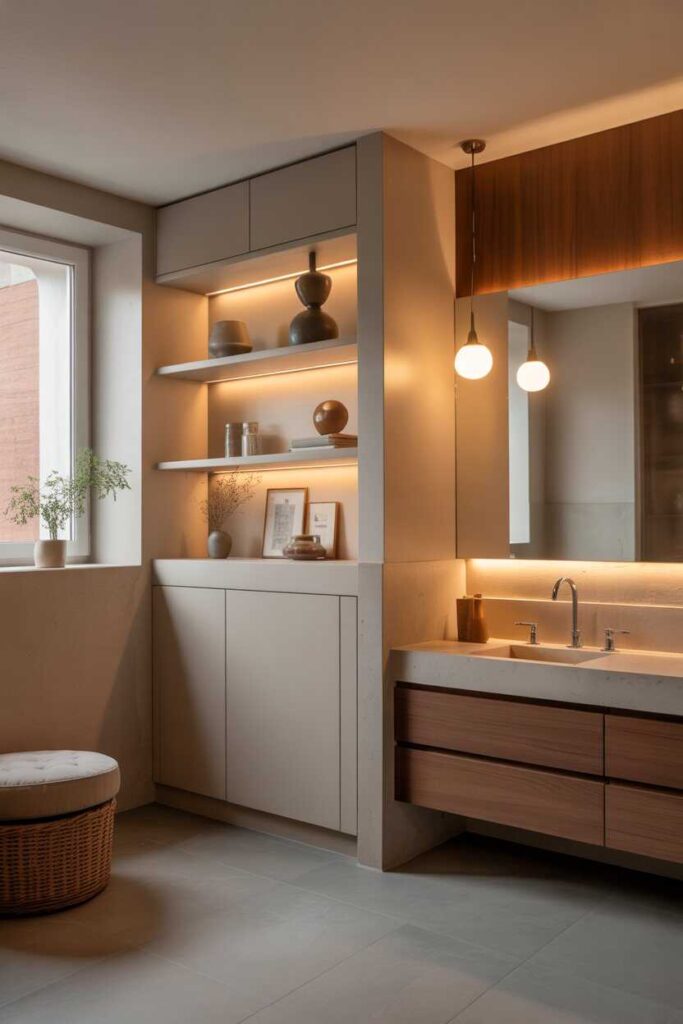 2026 Bathroom Trends Modern Budget Friendly Ideas and Inspiration for a Spa Like Home 6 Lighting Becomes Softer and More Intentional