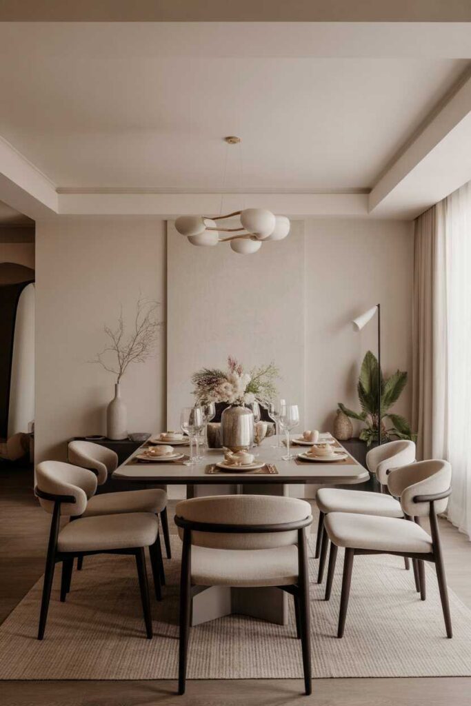 Modern Dining Room Ideas That Feel Stylish Warm and Totally You (Budget Friendly Inspiration for 2026) 6 Seasonal Styling for a Modern Dining Room