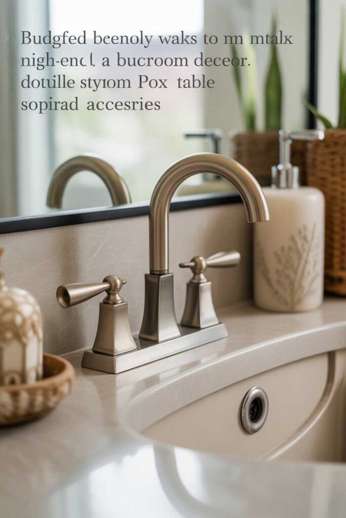 Mixing Metals in Bathroom Design Modern Budget Friendly Ideas & Timeless Inspiration 5 Budget Friendly Ways to Mix Metals in Bathroom Decor