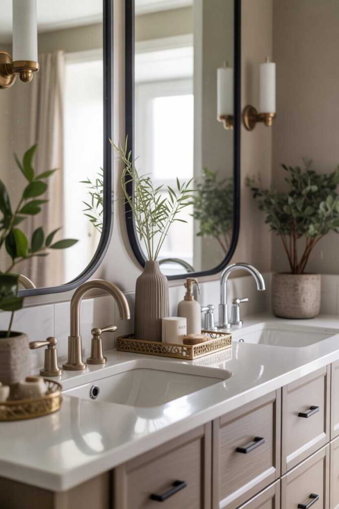 Mixing Metals in Bathroom Design Modern Budget Friendly Ideas & Timeless Inspiration 7 Pinterest Worthy Styling Tips for Mixed Metal Bathrooms