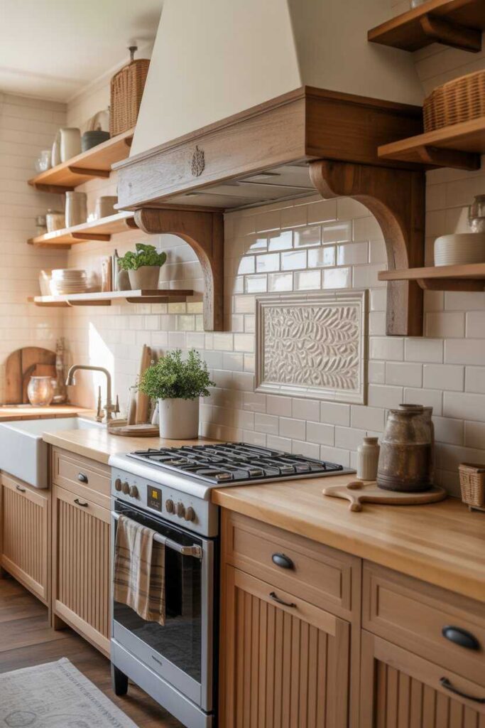 45+ Kitchen Backsplash Ideas for a Stylish Budget Friendly & Modern Home 4 Farmhouse Kitchen Backsplash Ideas for Warmth and Char