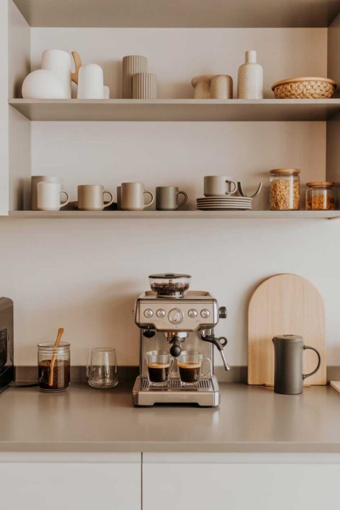 Coffee Bar Ideas Kitchen Counter Budget Friendly Inspiration for a Cozy Modern Home 3 Modern Coffee Bar Ideas for a Clean and Stylish Kitchen Counter