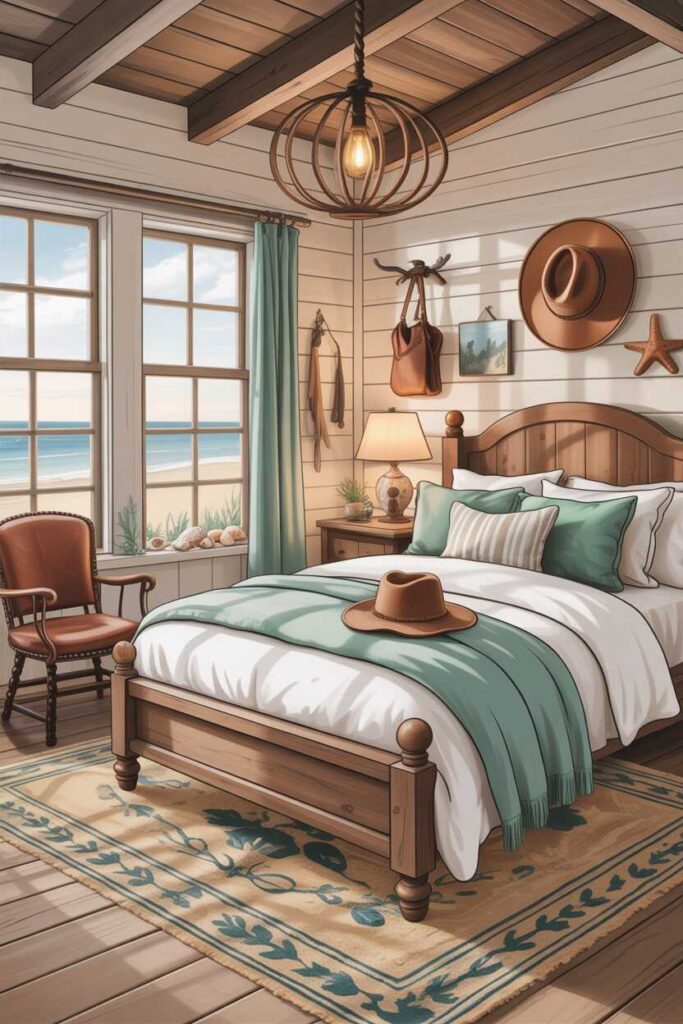 Coastal Cowgirl Bedroom Ideas Unique Budget Friendly Inspiration for a Cozy Modern Western Retreat 2 What Is a Coastal Cowgirl Bedroom Style?