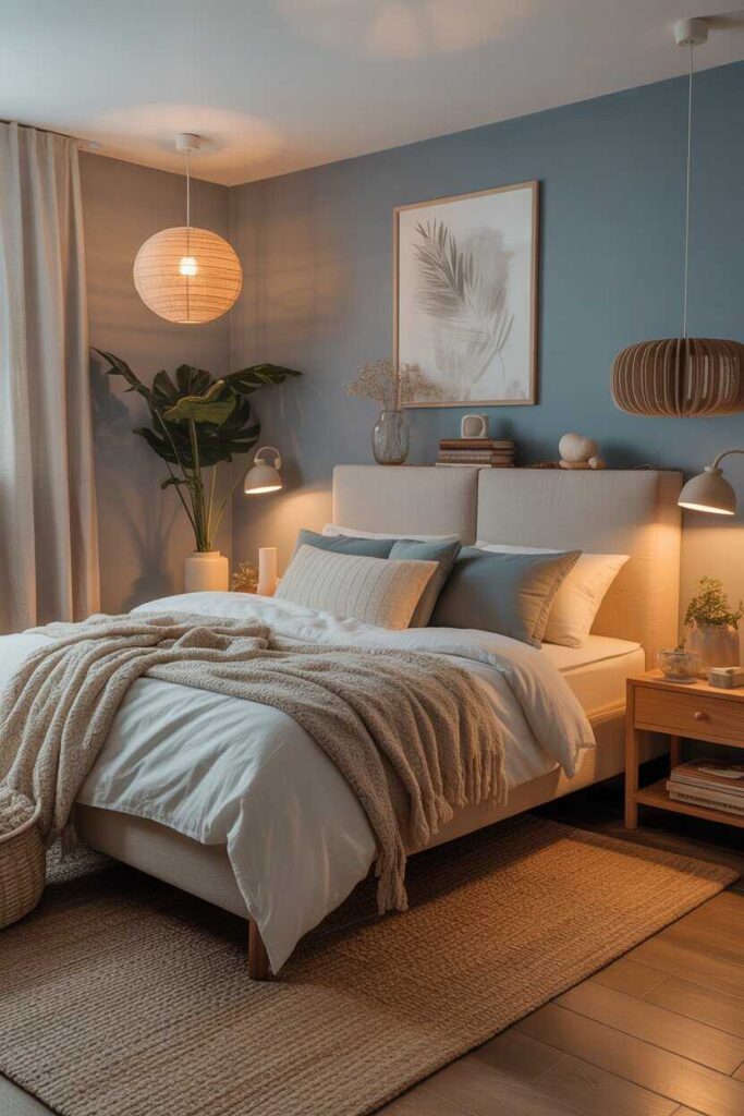 25+ Blue Bedroom Ideas for a Calm Cozy and Modern Retreat (Budget-Friendly Inspiration You Love) 4 Cozy Blue Bedroom Ideas That Feel Warm and Inviting