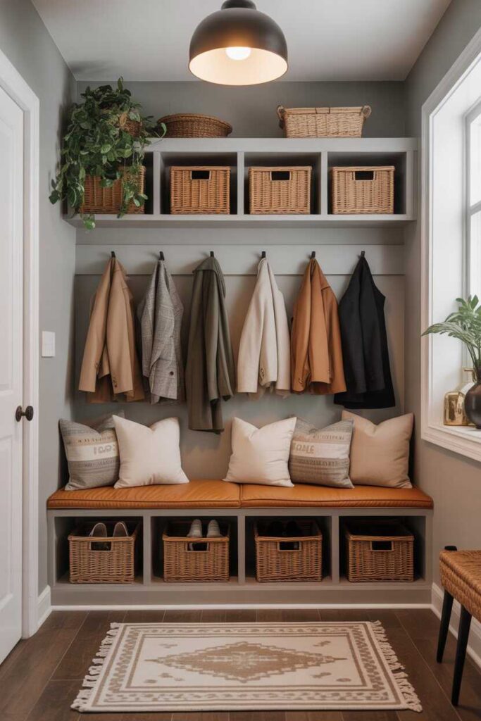 30+ Mudroom Ideas Entryway Spaces Stylish Budget Friendly Inspiration to Transform Your Home’s First Impression 5 Styling Your Mudroom Entryway for Pinterest Worthy Appeal