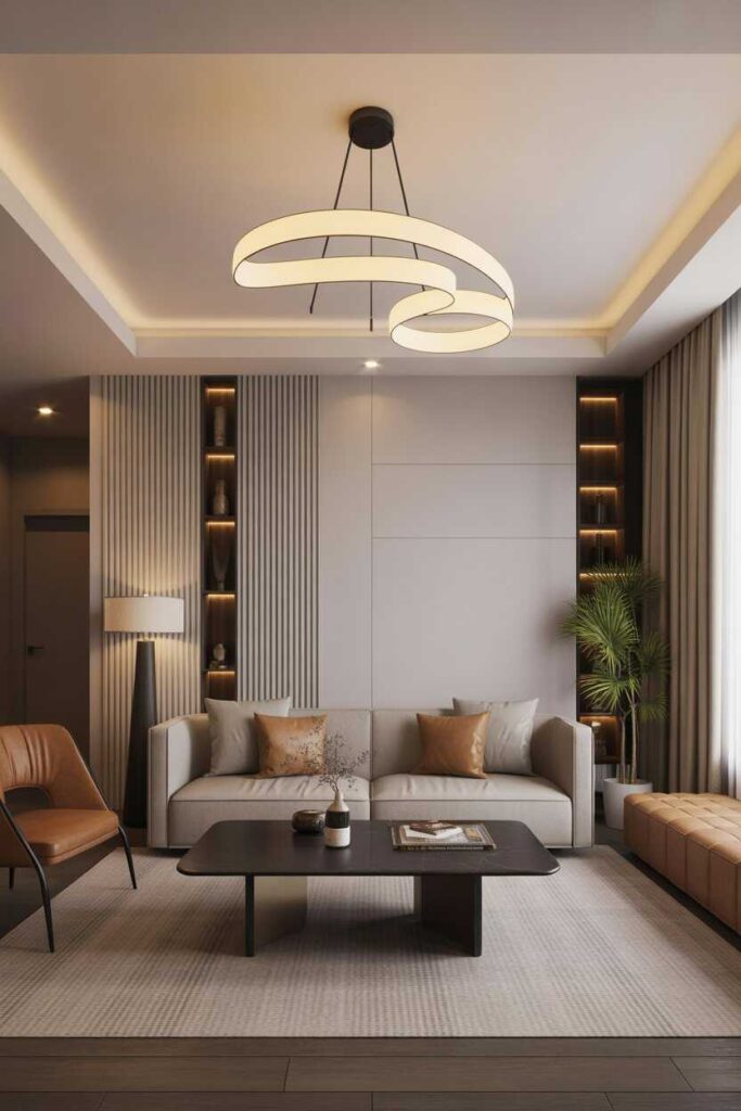 Modern Living Room Designs That Feel Stylish Cozy and Totally You Budget Friendly Ideas & Fresh Inspiration 6 Lighting That Elevates Modern Living Room Designs