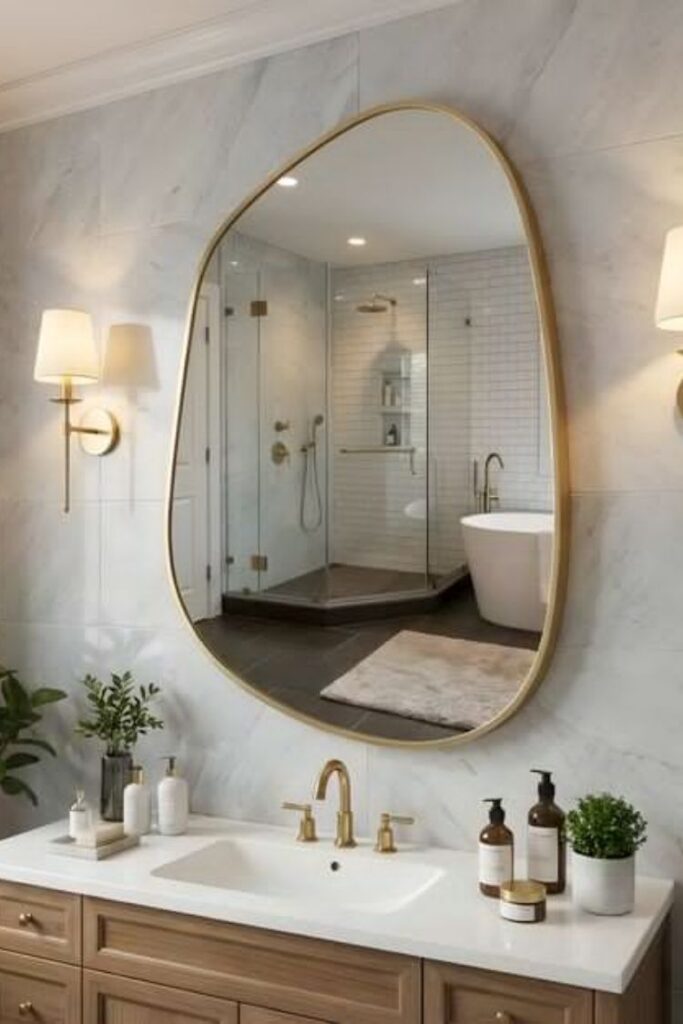 45 Bathroom Mirror Ideas That Instantly Elevate Your Space (Modern, Budget-Friendly & Aesthetic) 3 Aesthetic Bathroom Mirror Ideas That Feel Pinterest-Perfect