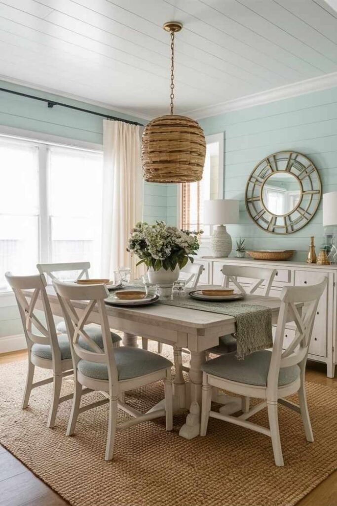 35 Beautiful Beach House Dining Room Ideas for a Light, Breezy, and Budget-Friendly Coastal Look 4 Beach House Dining Room Furniture That Feels Light and Airy