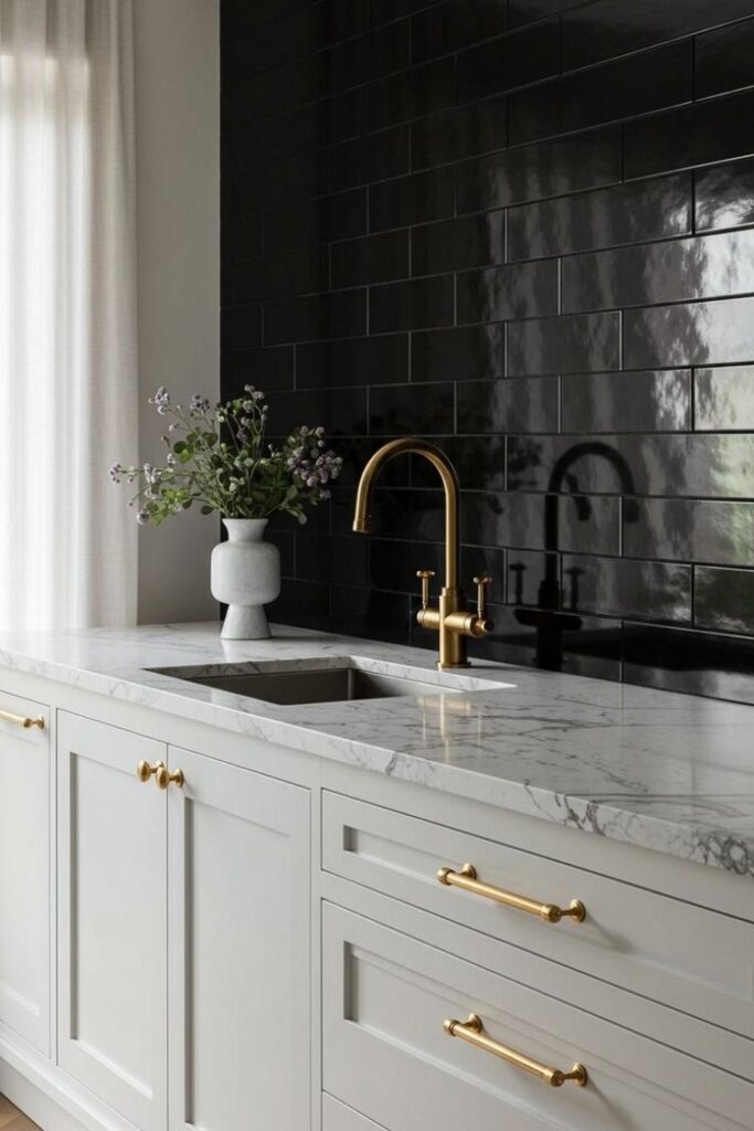 Black and White Kitchen Ideas Timeless, Modern, and Budget-Friendly Inspiration You’ll Love 5 Black and White Kitchen Backsplash Ideas That Elevate the Space