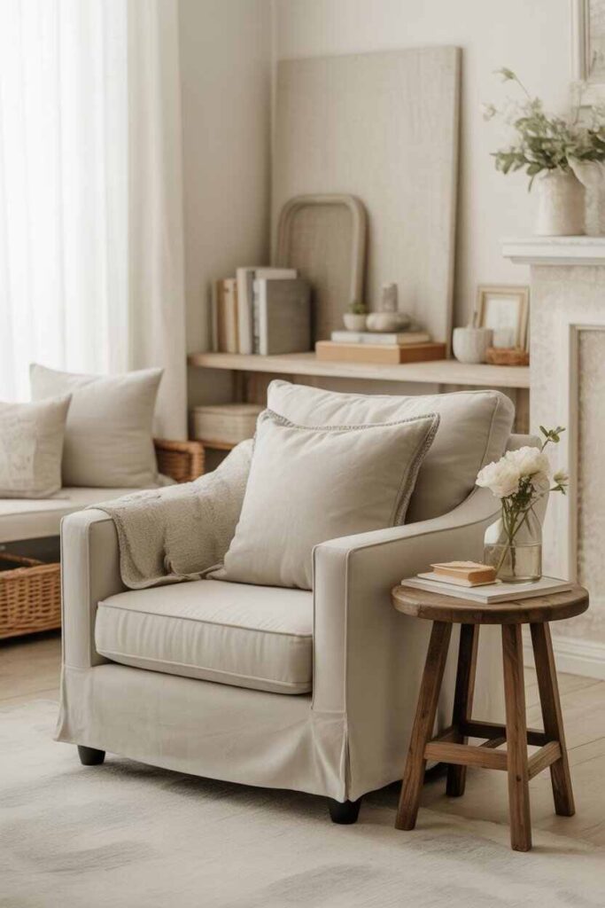 Charming French Country Reading Nooks Timeless Ideas & Cozy Inspiration for Beautiful, Budget-Friendly Spaces 9 Blending French Country Reading Nooks with Modern Interiors